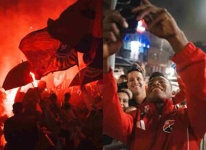 ¡Impresionante lo de la afición del Medellín en la capital!